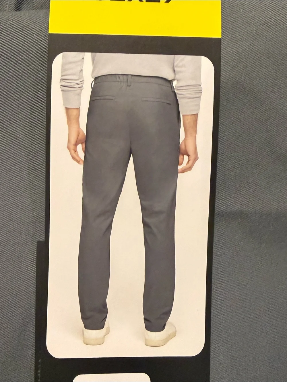 Banana Republic Commuter Flex Pants Mens 32x29 Gray Athletic Fit Stretch NWT